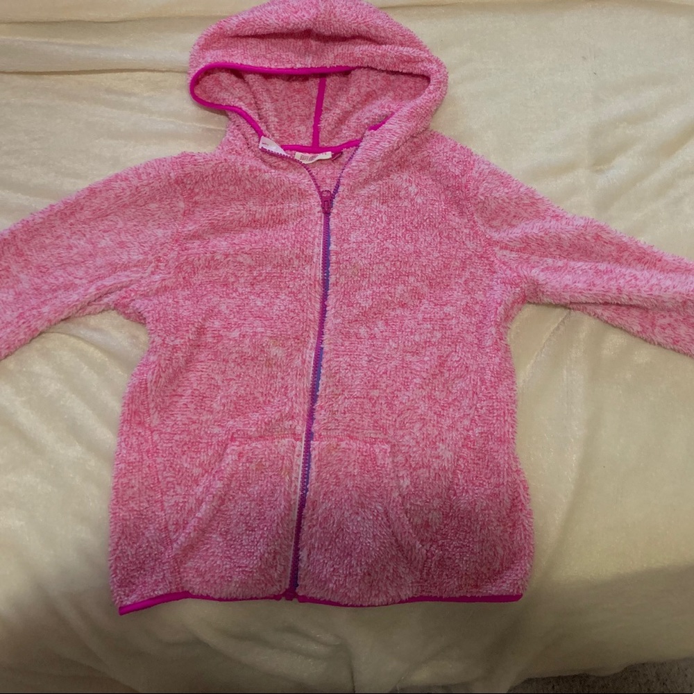CHILDREN’S PINK FUZZY JACKET
